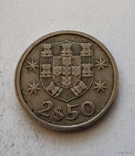 Португалия 2.5 эскудо, 1974