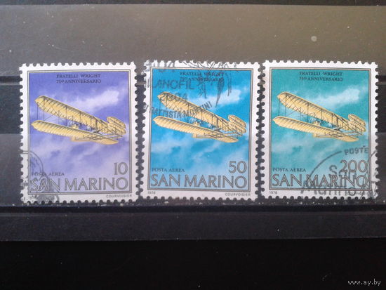 Сан-Марино 1978 Авиация Полная серия