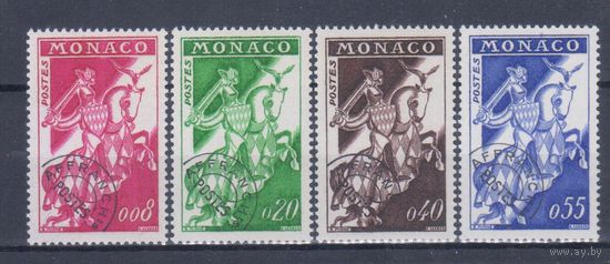 [765] Монако 1960. Конный рыцарь. СЕРИЯ MNH. Кат.13 е.