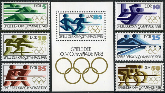 ГДР Олимпиада 1988г.