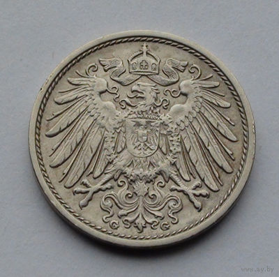 Германия - Германская империя 10 пфеннигов. 1912. G