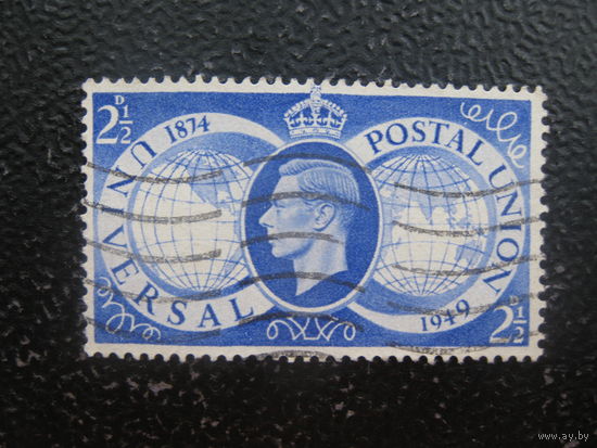 Великобритания 1949 Георг VI 75 лет всемирному почтовому союзу