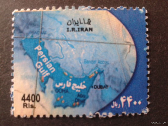 Иран 2007 карта, большой номинал