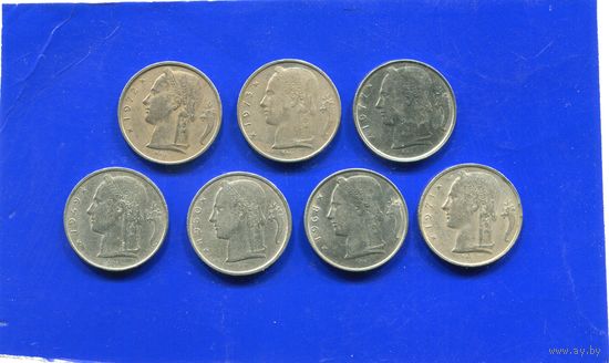 Бельгия 5 франков ( 1949,50,68 ). Все BELGIE. На выбор.