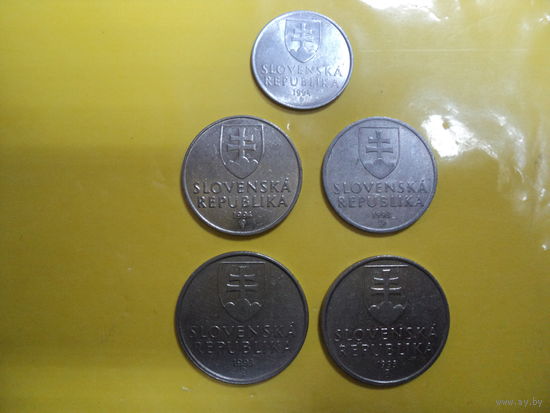 Монеты Словакии