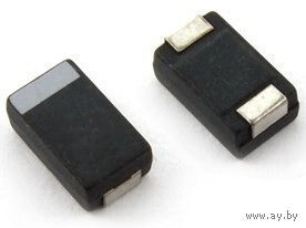 B 1 мкф - 35 В ((цена за 20 штук)) Танталовые электролитические конденсаторы. Тантал  1мкф 35В