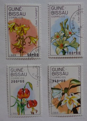 Гвинея-Биссау.1989.цветы