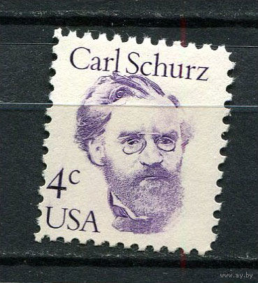 США - 1983 - Карл Шурц - [Mi. 1632] - полная серия - 1 марка. MH.  (Лот 67Ds)