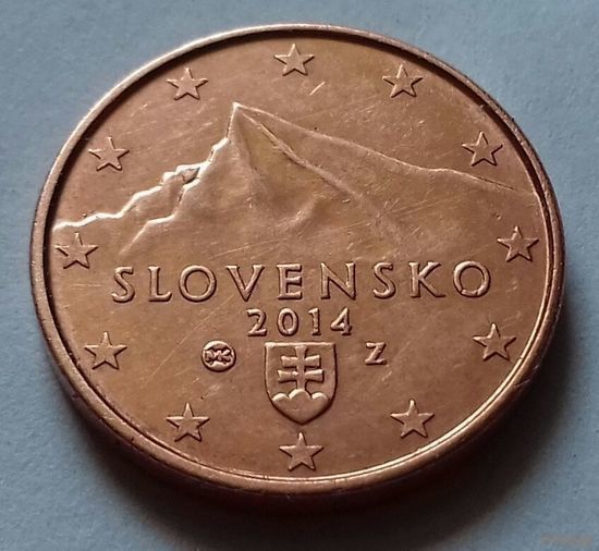 2 евроцента, Словакия 2014 г.