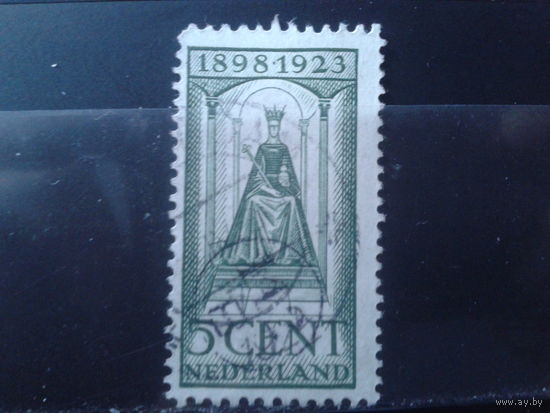 Нидерланды 1923 Королева Вильгельмина, 25 лет регентства L11 1/2:12