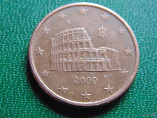Италия 5 евроцентов 2009 г.
