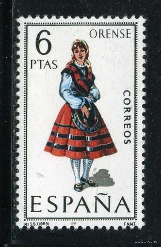 Испания 1970 ** Национальная женская одежда в провинции Оренсе
