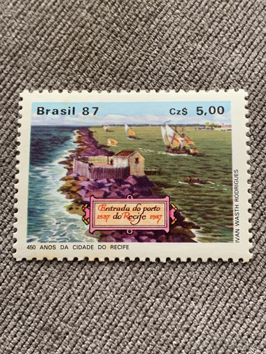 Бразилия 1987. 450 летие Cidade do Recife. Полная серия