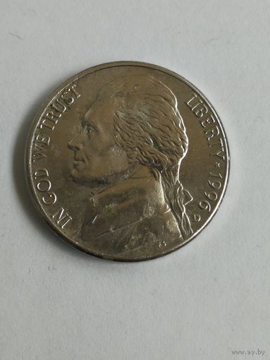 5 центов США 1996 D