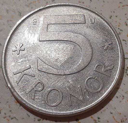 Швеция 5 крон, 1982 (5-2-31(в))