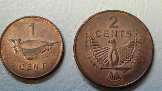 1 цент 2005 + 2 цента 2005 Соломоновы острова