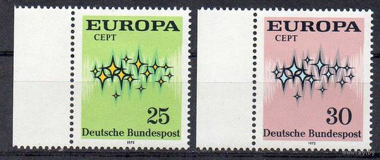 Европа ФРГ 1972 год чистая серия из 2-х марок