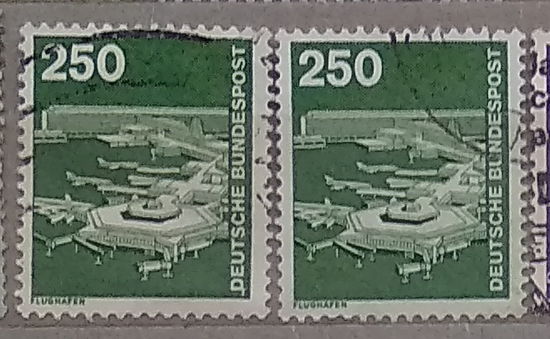 Авиация самолет Промышленность и техника Германия ФРГ  1982  год  лот 4  .РАЗНЫЕ ОТТЕНКИ ЦЕНА ЗА 1 МАРКУ