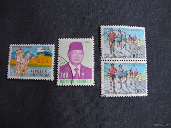 Сборный лот марок Индонезии