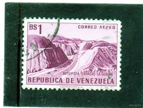 Венесуэла.Ми-1140.Каракас-Ла-Гуайра шоссе. Серия: Строительные общественные работы. 1957.