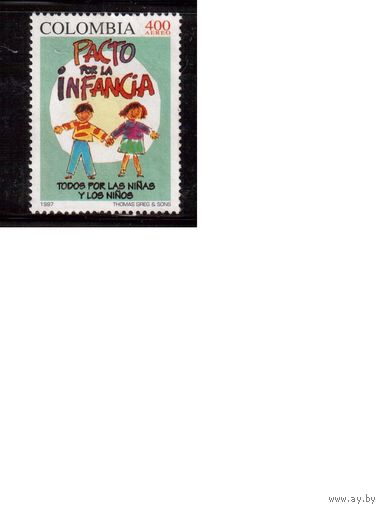 Колумбия-1997(Мих.2044) ,  гаш. , Дети