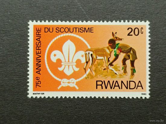 Руанда 1983. 75 лет Скаутскому движению