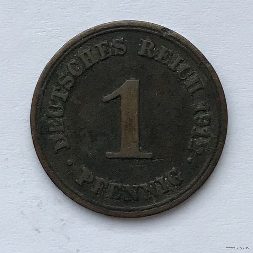 Германия 1 пфенниг, 1912 E