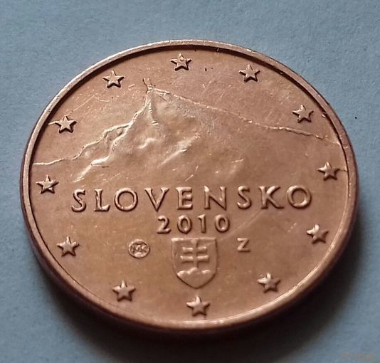 2 евроцента, Словакия 2010 г.