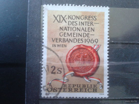 Австрия 1969 Межд. конгресс, печать г. Вена