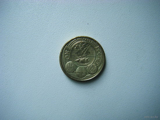 Британия 1 фунт 2010г.