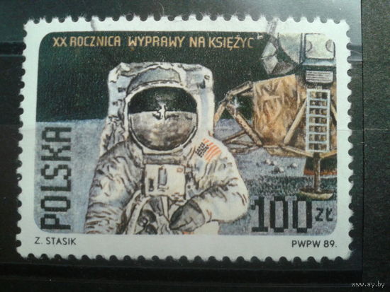 Польша, 1989, 20-летие первой высадки человека на Луну