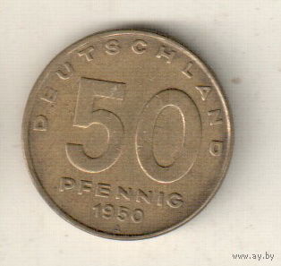 ГДР 50 пфенниг 1950 А