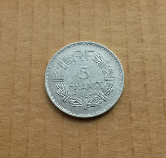 Франция, 5 франков 1949 г.
