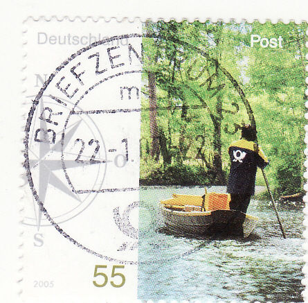 Почтальон в лодке / Шпревальд 2005 год