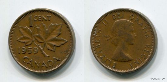 Канада. 1 цент (1959)