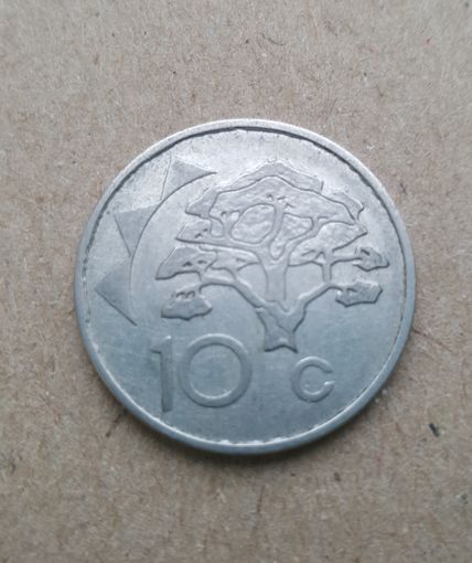 Намибия 10 центов 1993 (Republic of Namibia 10 cents 1993)