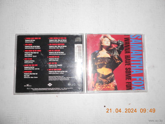 Samantha Fox – I Wanna Have Some Fun /CD