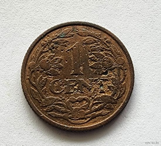 Нидерланды 1 цент, 1929