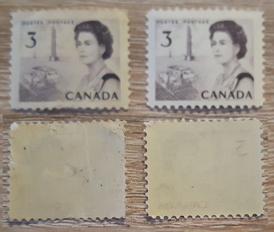 Канада 1967 Королева Елизавета II, нефтяная вышка и комбайн.