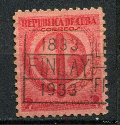 Куба - 1939 - Сигарная промышленность 2С - [Mi.159] - 1 марка. Гашеная.  (Лот 37BA)