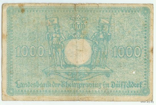 Германия, 1000 марок 1922 год.
