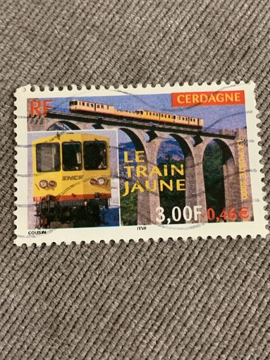 Франция 2000. Железнодорожный транспорт. Полная серия