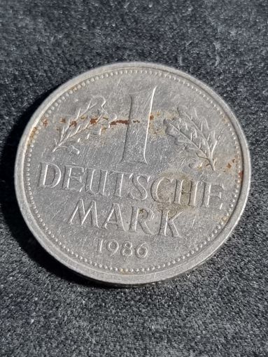 Германия (ФРГ) 1 марка 1986 F