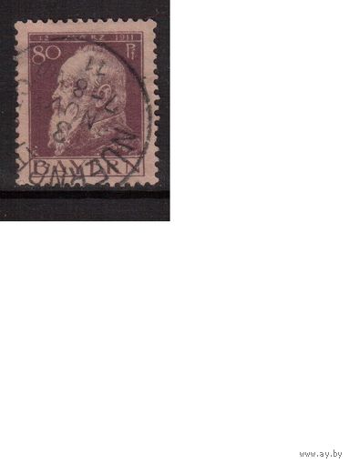Германия(Бавария)-1911,(Мих.85)  гаш.  , тип. I,   Принц-регент Леопольд(кат.30,0 е), (1)