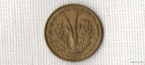 Того 25 франков 1957 /фауна/ (МР)