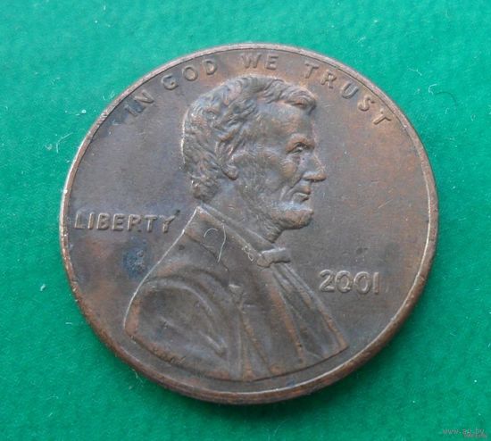 1 цент США 2001 г.в.