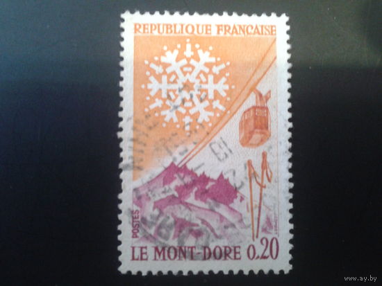 Франция 1961 горно-лыжный курорт