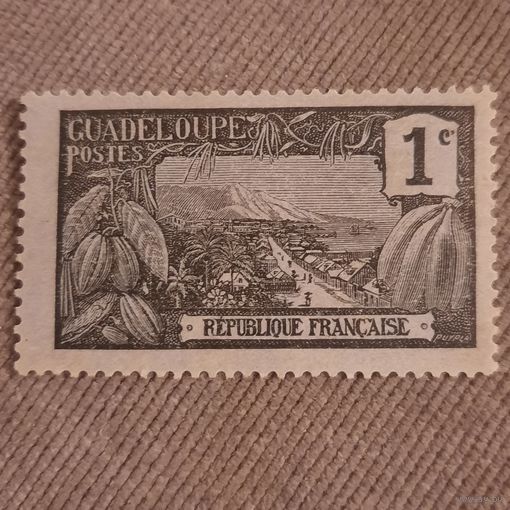 Гваделупа 1905. Французская колония. Земледелие
