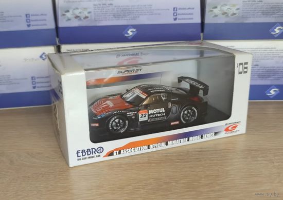 Ebbro 1:43. Nissan Super GT500 Motul Autech Z Test car. НОВОГОДНЯЯ СКИДКА 10% ДО 1.01.25Г.