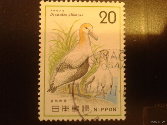Япония 1975 птицы